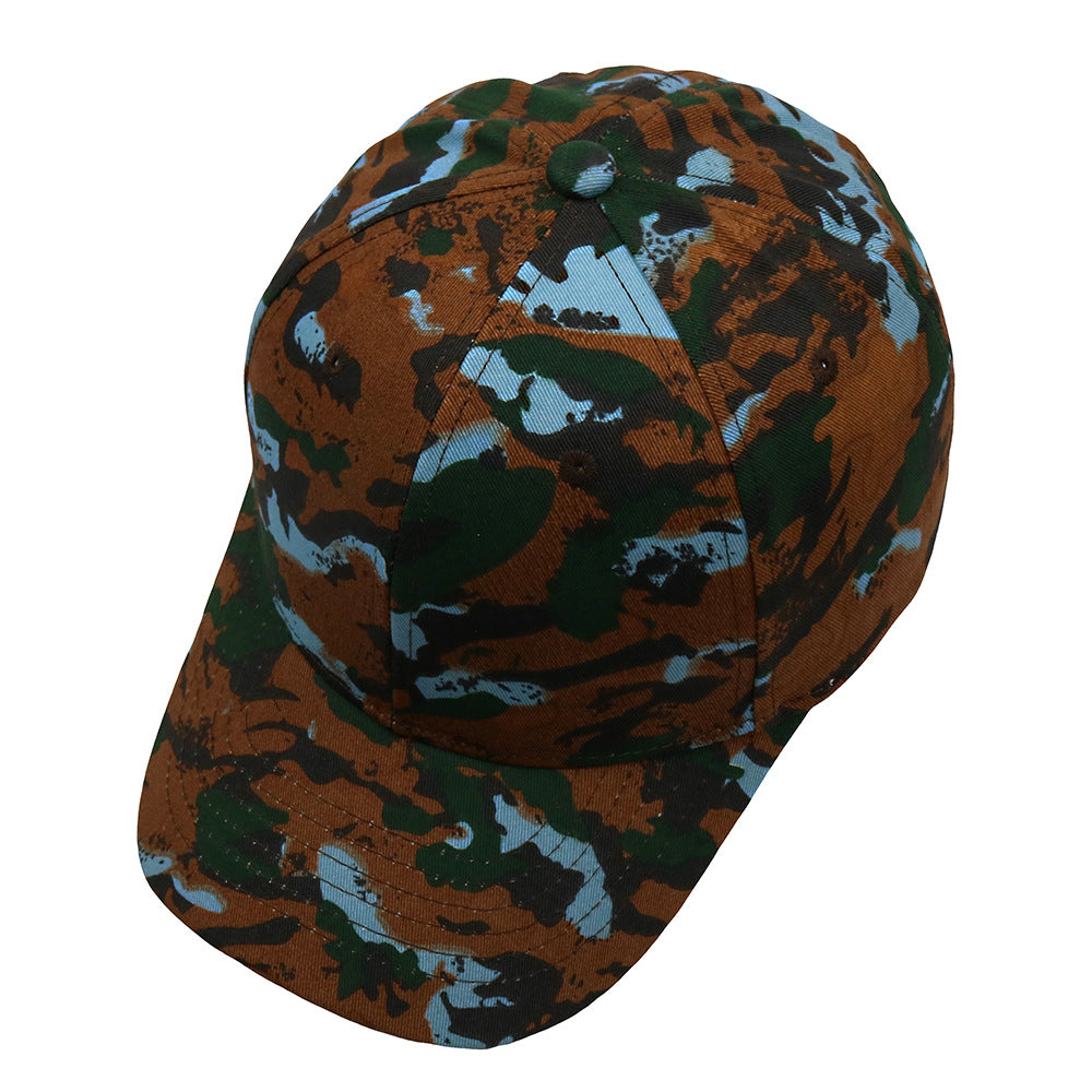Wholesale Camouflage Baseball Cap Outdoor Tie-dye Pure Cotton Hat ACC-HT-HaiPu017
