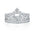 Wholesale  s925 sterling silver crown zircon women's ring