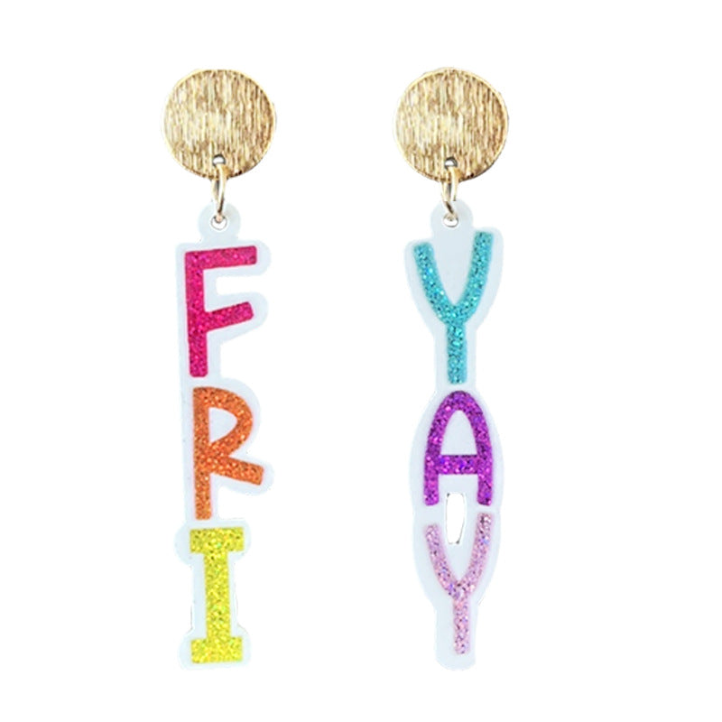 Wholesale teachers thank festival earrings