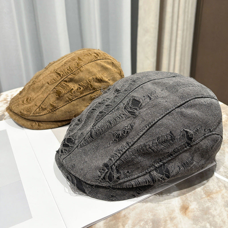 Wholesale Retro Old Dressed Duck Tongue Hat  Baseball cap