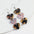Wholesale  Valentine's Day Love Stitching Multi-layer Peach Acrylic  Earrings