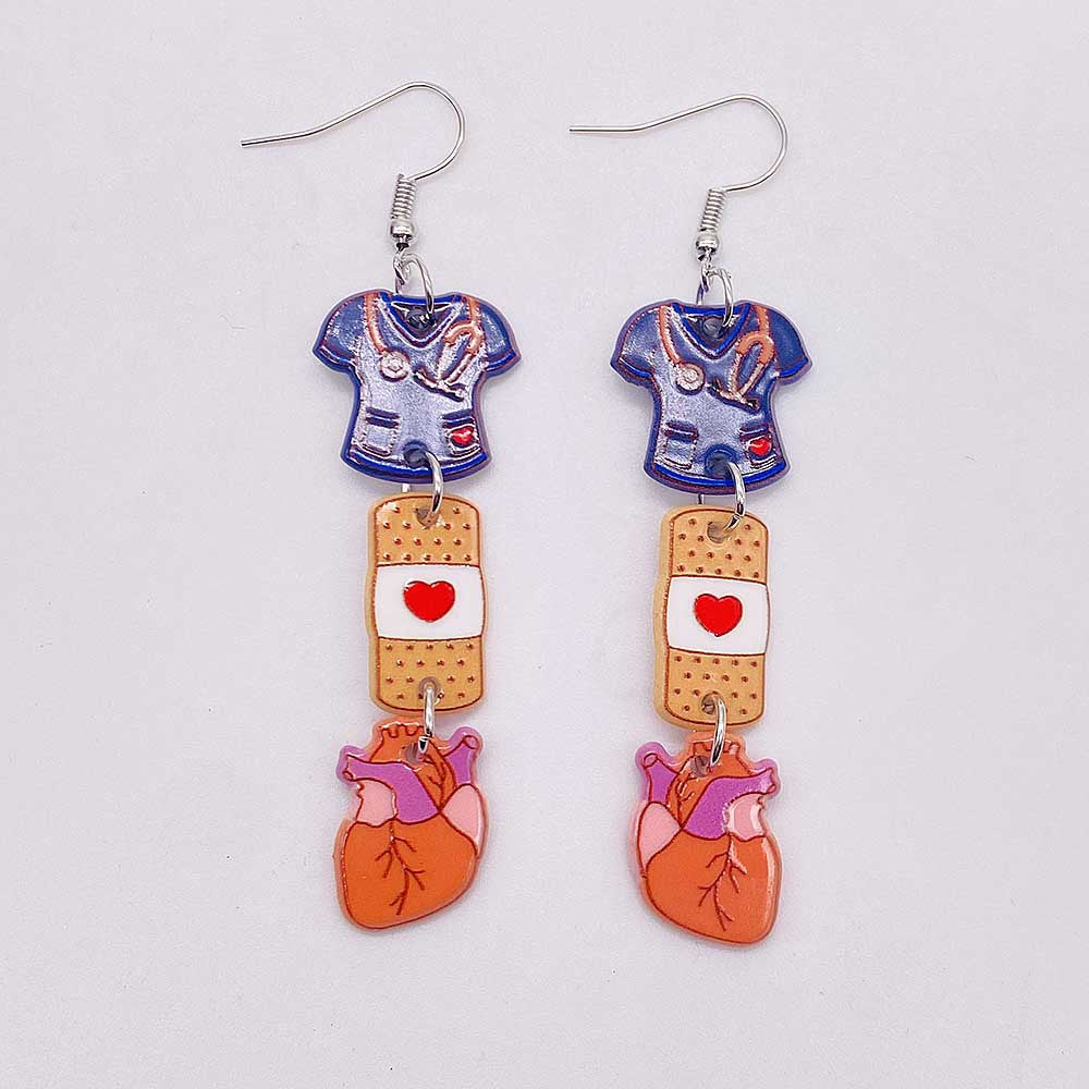 Wholesale Nurses'  Day Acrylic Earrings