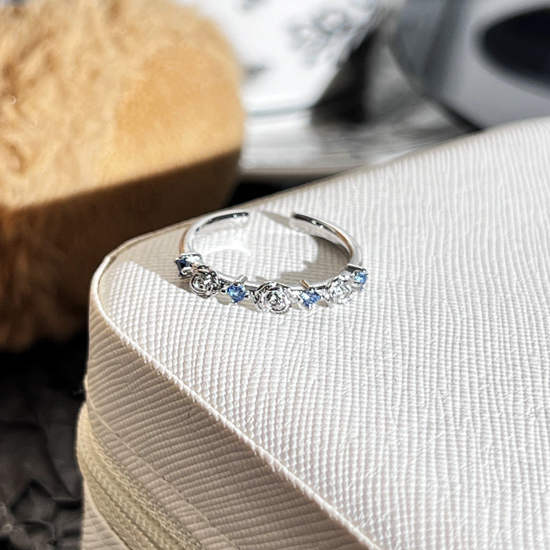 Wholesale Cross  Flower Fashion Ring