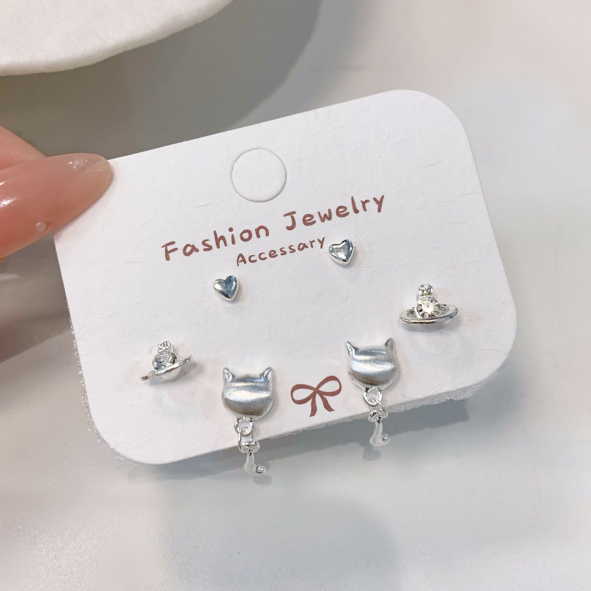 Wholesale Cat  Cartoon Cute   Earrings