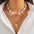 Wholesale Baroque shaped pearl necklace creative irregular chain clavicle necklace