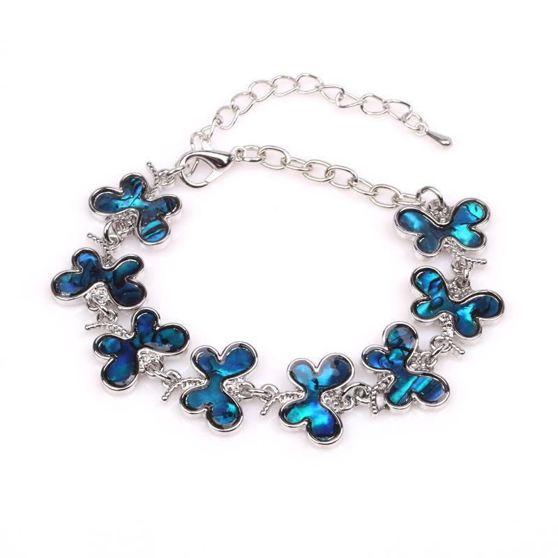 Wholesale Animals Whale Penguin Butterfly Shell Abalone Bracelet Anklet ACC-BT-Changx008