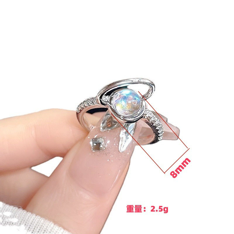 Wholesale  Open Adjustable Diamond Ring  Luxury Rings