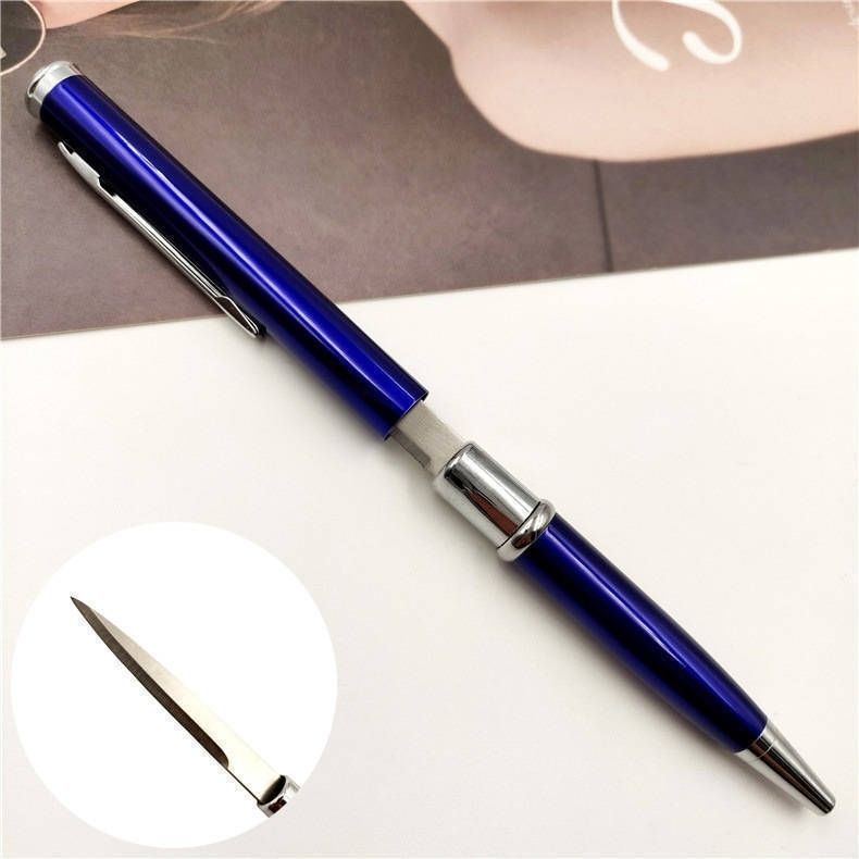 Wholesale Metal Ballpoint Pen Unpacking Express Portable Outdoor Tool Keychains ACC-KC-MengAn001