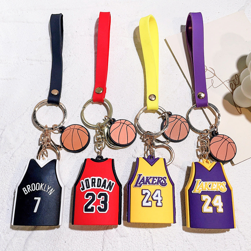 Wholesale Basketball jersey keychain