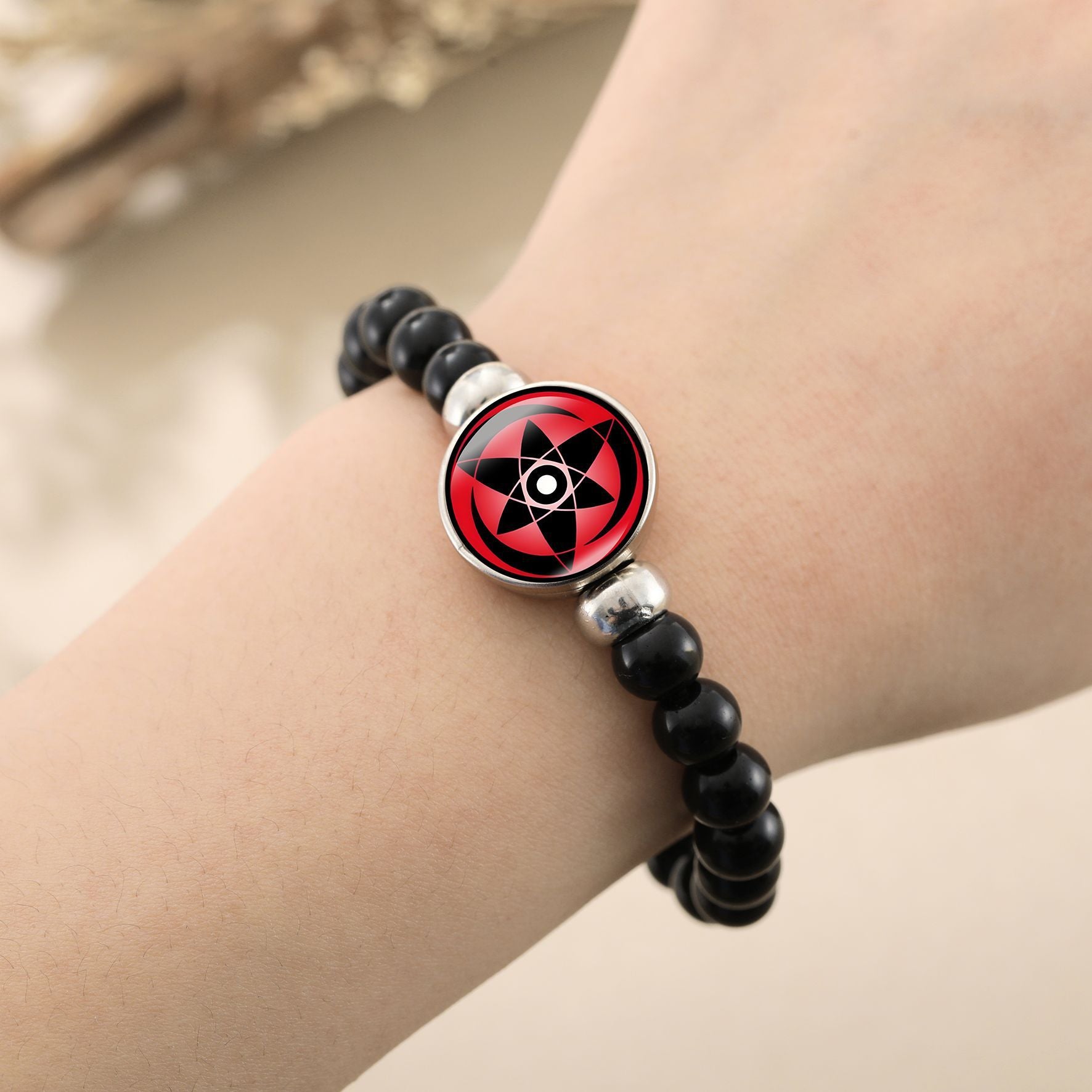 Wholesale Black anime bracelet