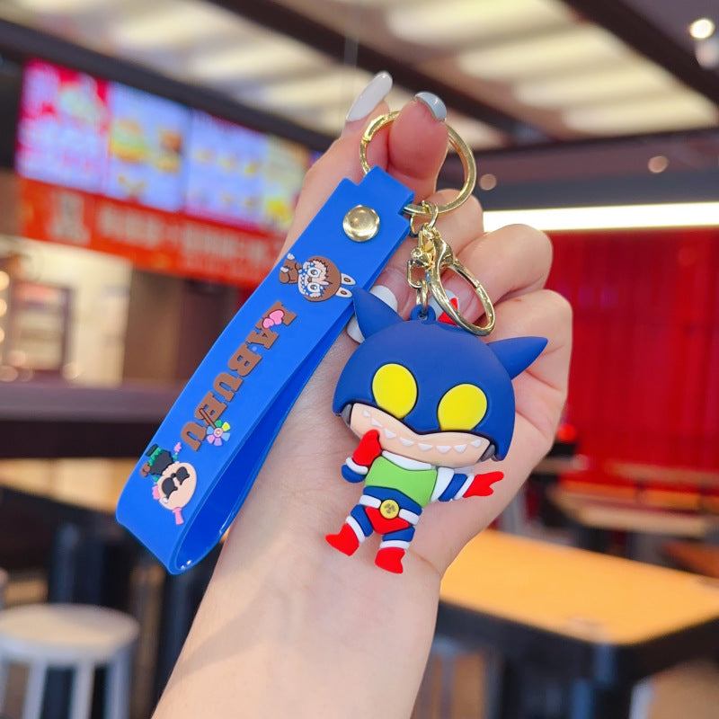 Wholesale Cute cartoon silicone keychain