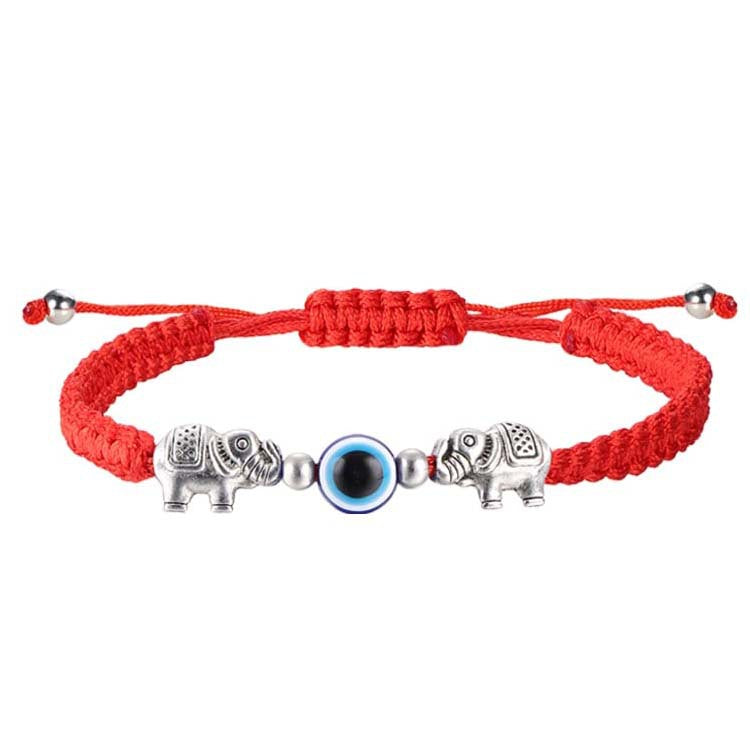 Wholesale   Evil Eye Braided Rope Bracelet
