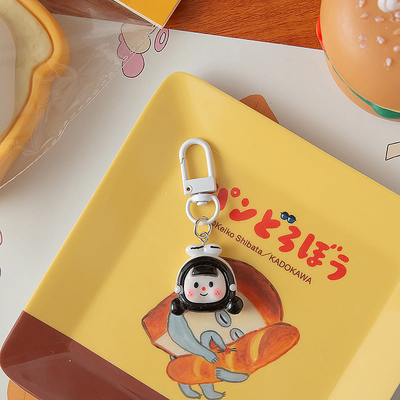 Couchette de dessin animé en gros porte-clés