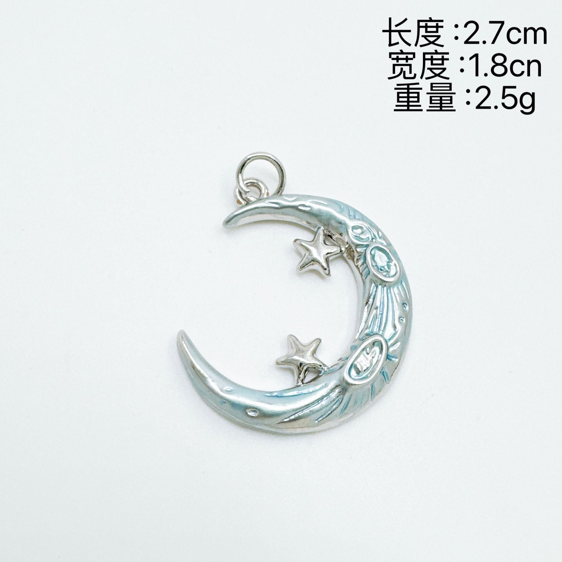 Wholesale Gold Plated Copper Crescent Moon Pendant Necklace Fashion Accessory Gift