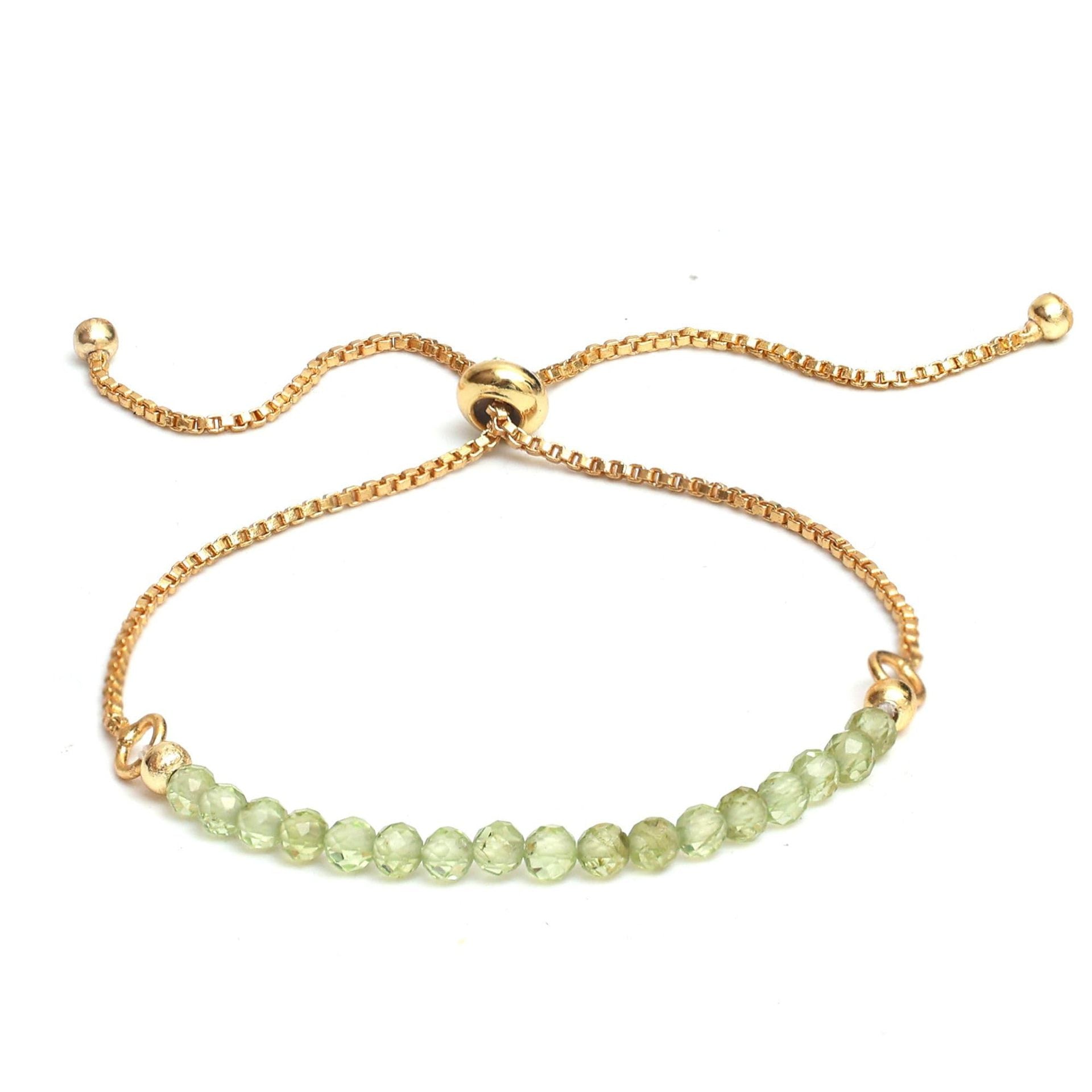 Wholesale Adjustable Gold Plated Chain Bracelet
