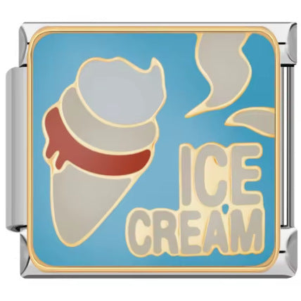 Wholesale 9mm Italian Charm Starter Bracelets DIY square Single Section Creative Stainless Steel Composable Bracelet