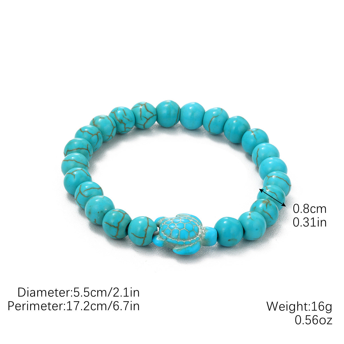 Wholesale Bohemian Ethnic Style Turquoise Beaded Bracelet ACC-BT-ManYi004