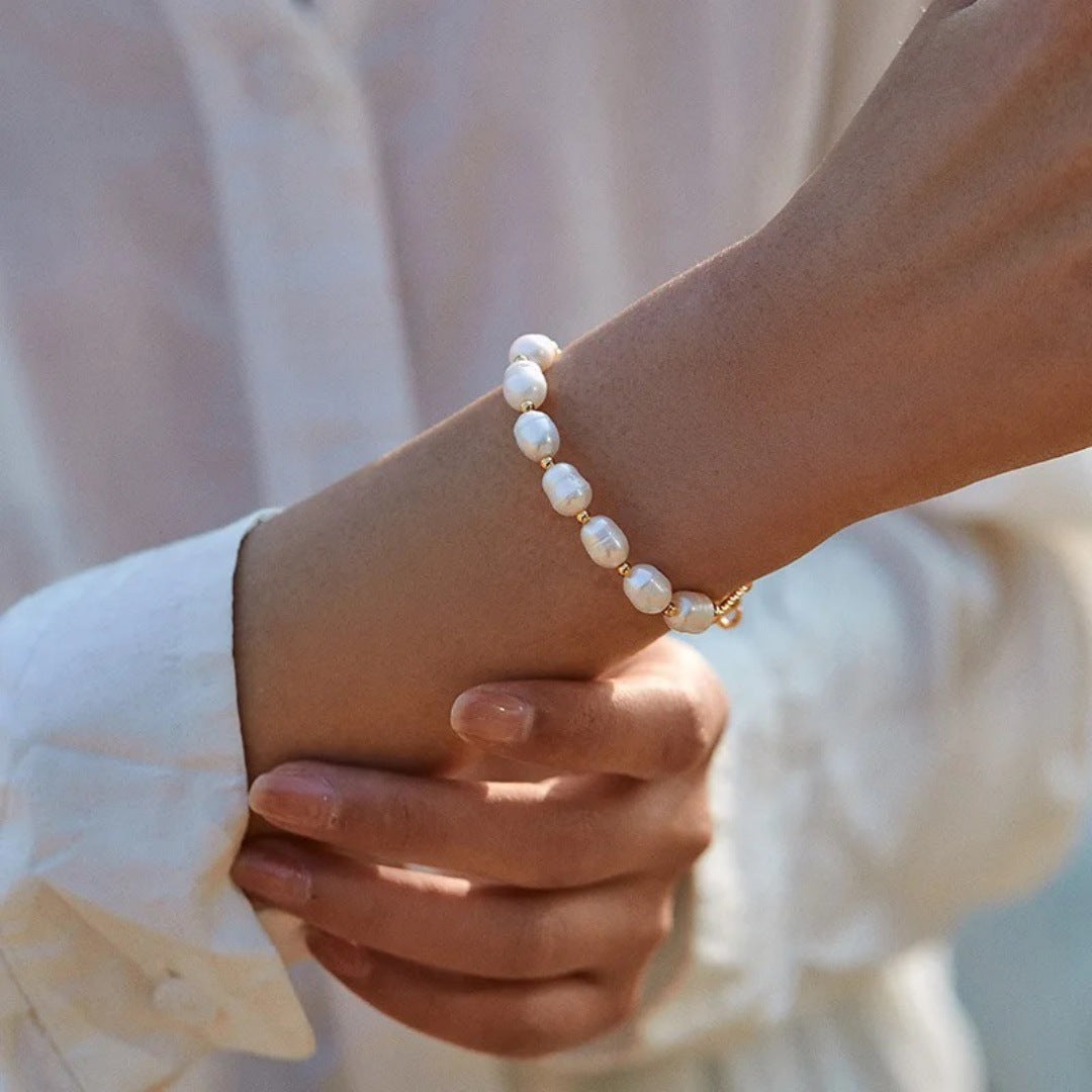 Wholesale 2PCS Freshwater pearl bracelet
