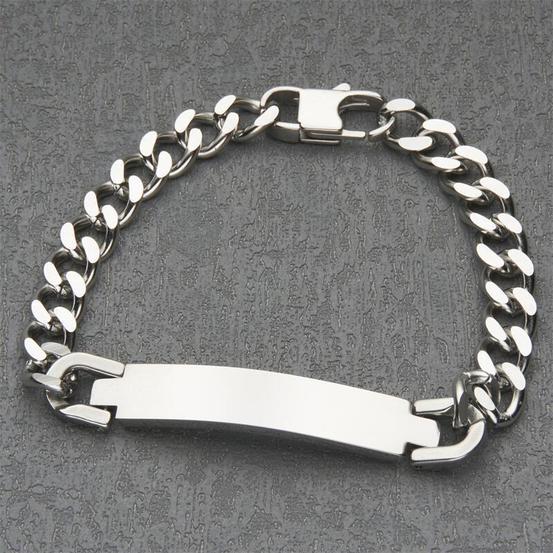 Wholesale Stainless Steel  Blank Curved Bracelet