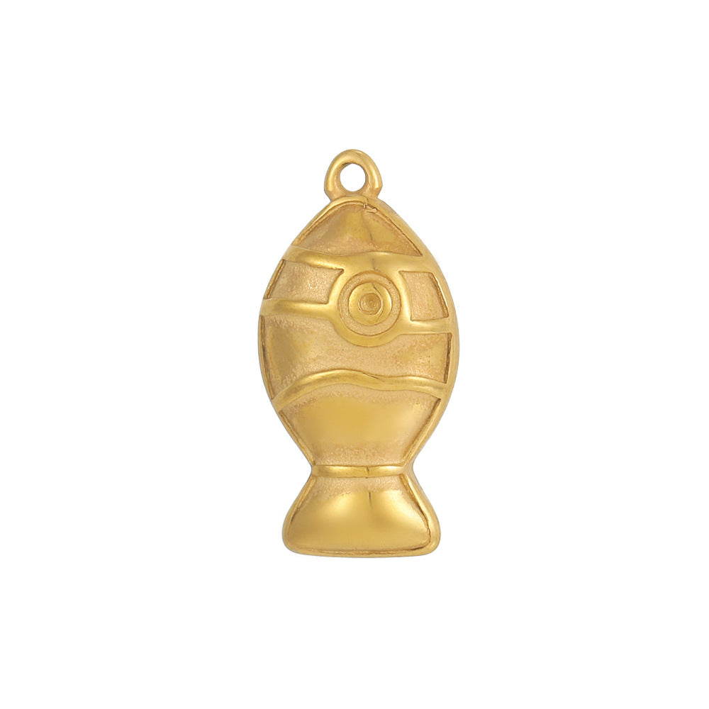 Wholesale  Marine Animal Series Dolphin Crab Stainless Steel DIY Pendant