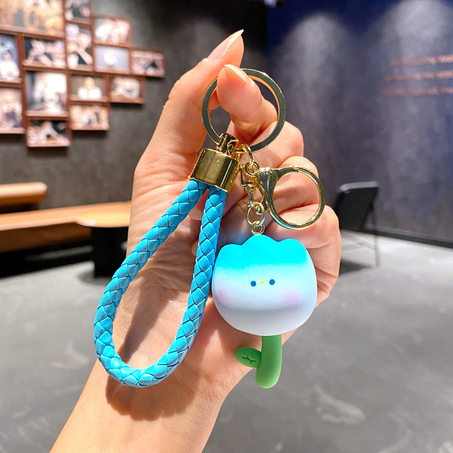 Wholesale Resin Tulip Cute Keychains ACC-KC-GongZ028