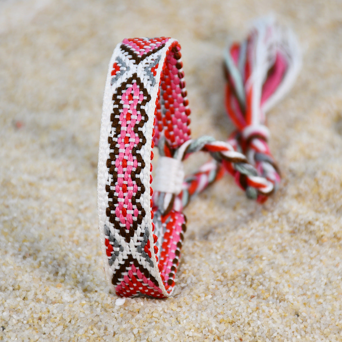 Wholesale Colorful Tassel Lucky Handmade Woven Bracelet Miyuki ACC-BT-Youf002