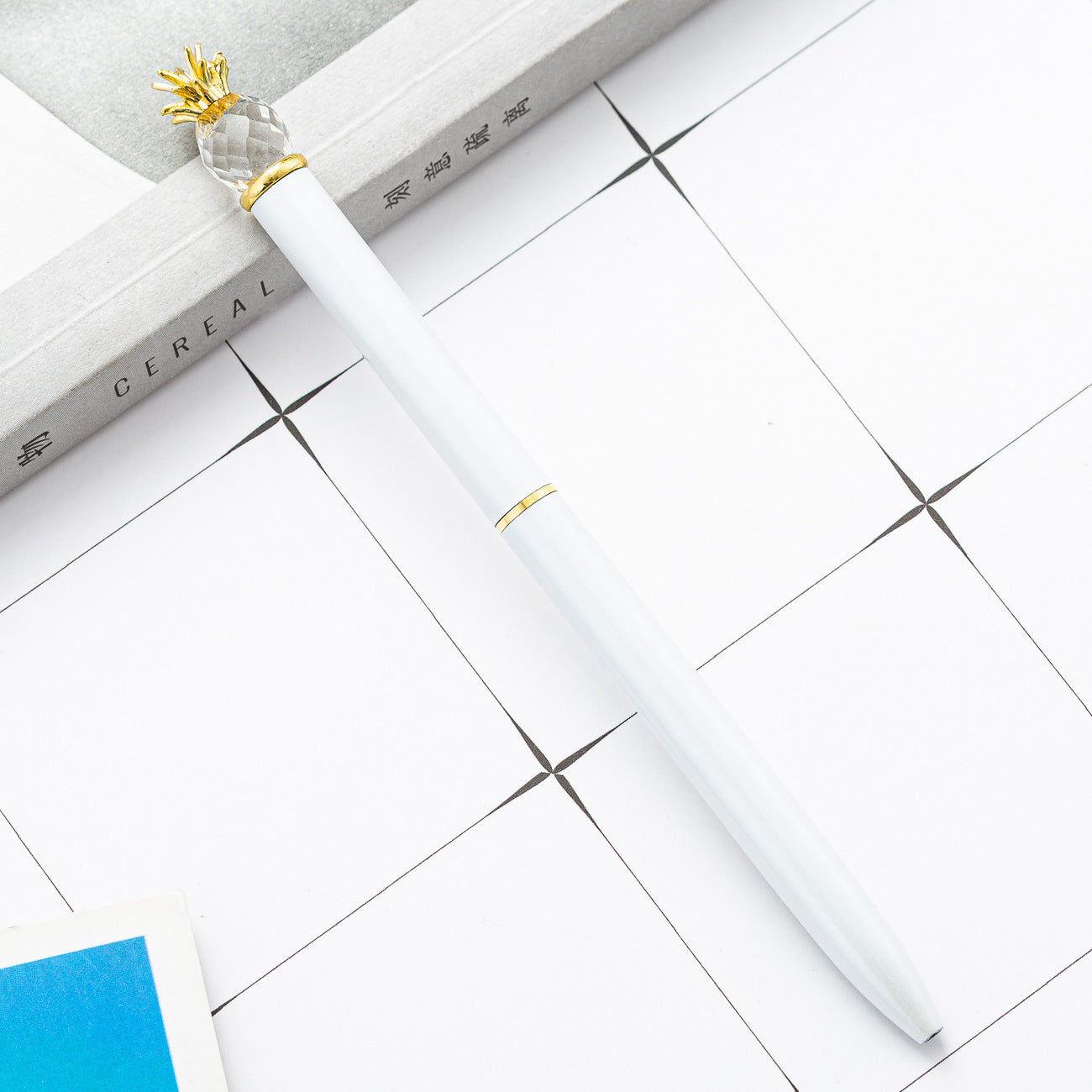 Wholesale  Creative Pen Pineapple Crystal Ballpoint Pen