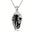 Wholesale Gothic Retro Claw Halloween Clavicle Chain Skull Coffin Pendant Necklace