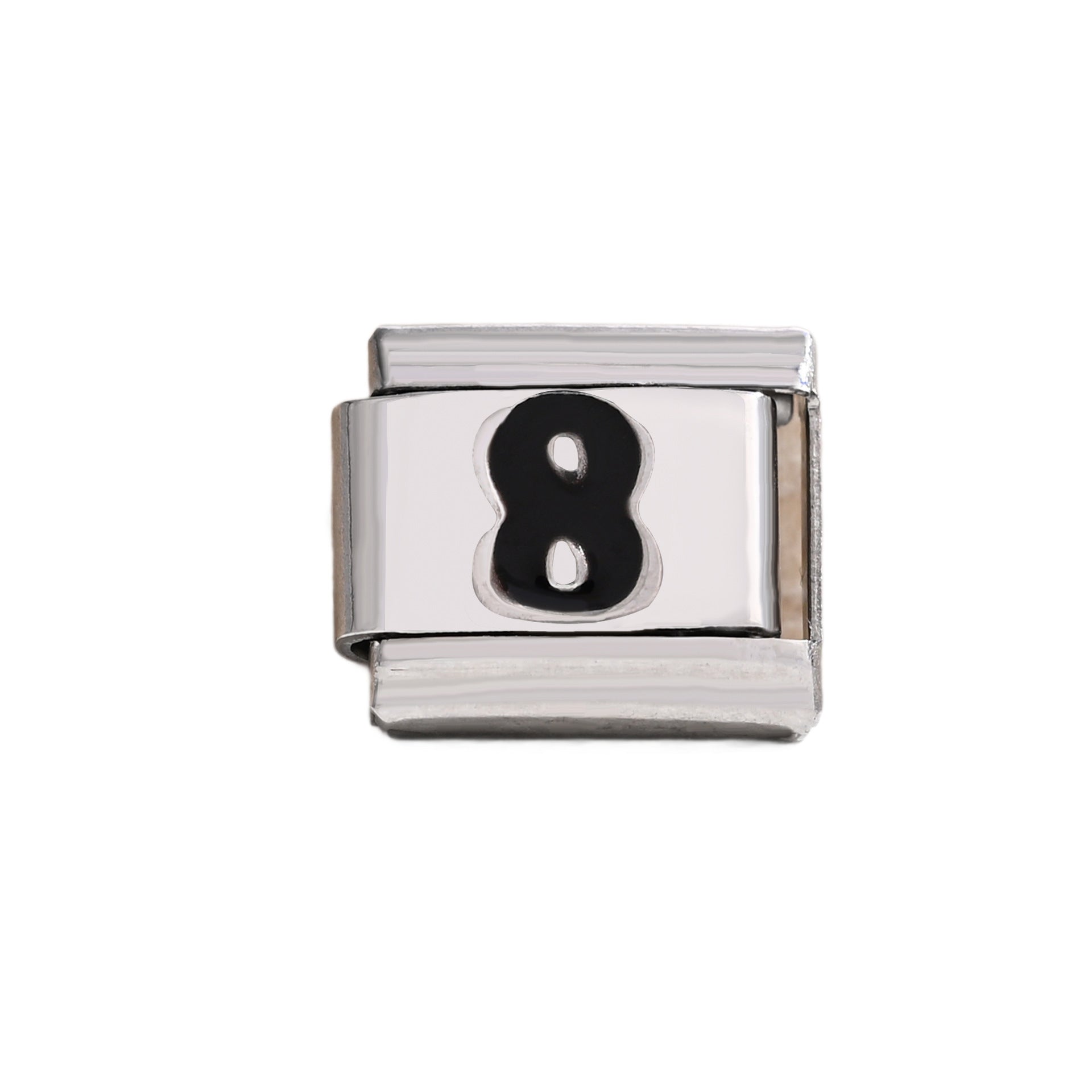 Wholesale  9mm Italian Charm Starter Bracelets DIY square Single Section Creative Stainless Steel Composable Bracelet