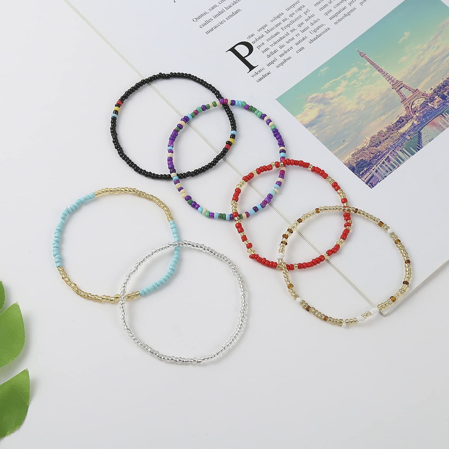 Wholesale  Bohemian Rice Bead Anklet