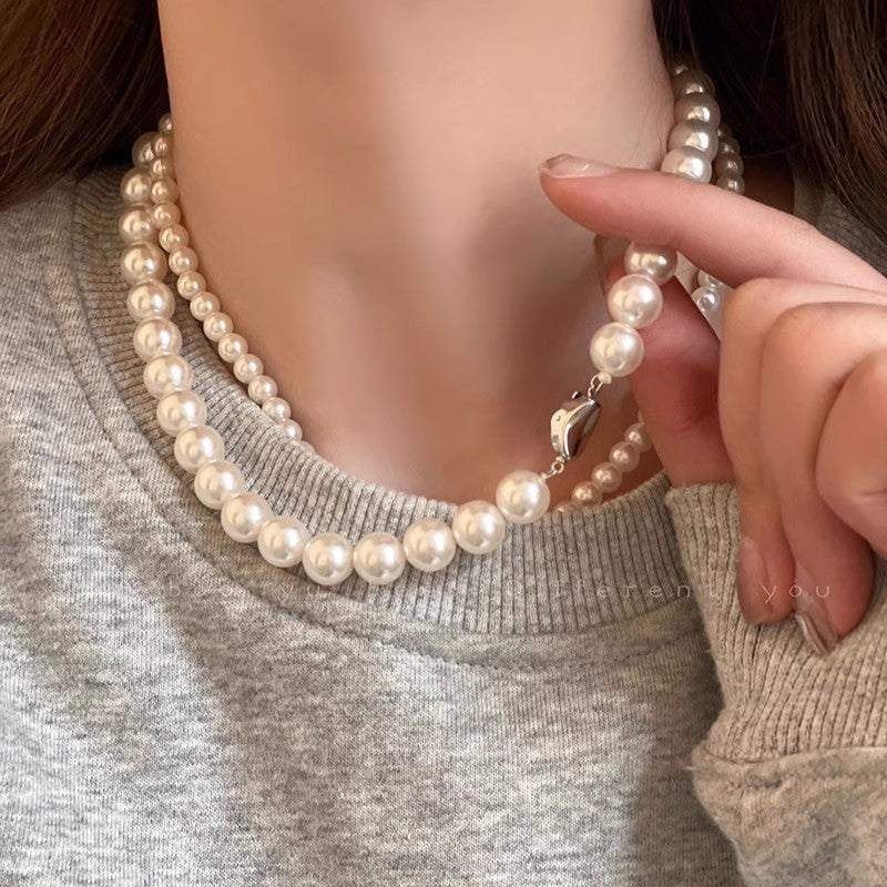 Wholesale Baroque Pearl Necklace Light Luxury  Elegant Clavicle Chain