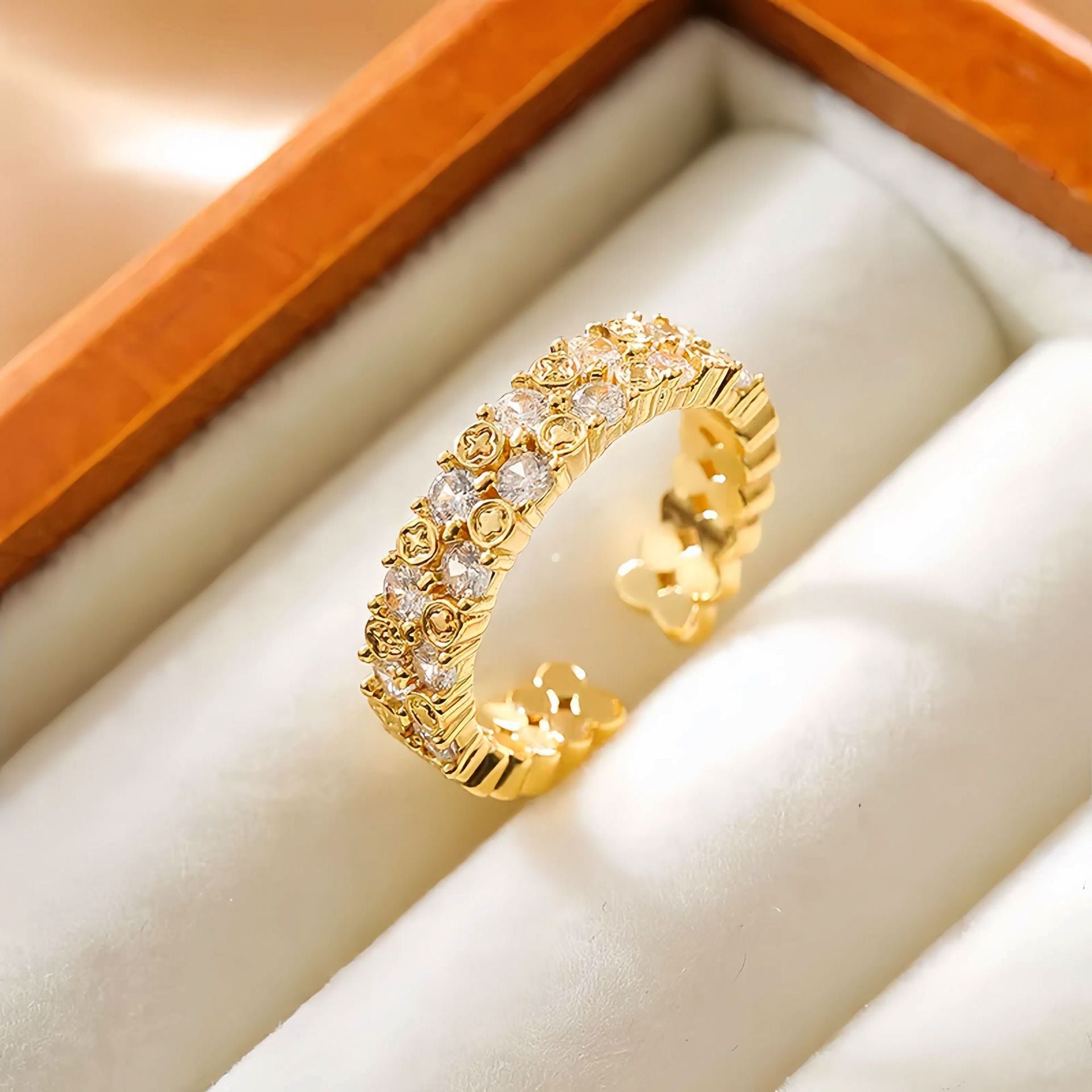 Wholesale Light Luxury Ring Lace Lace Ring