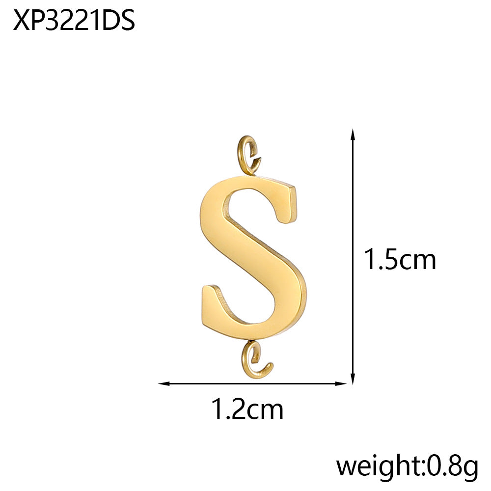 Wholesale Stainless Steel 26 Letter Pendant