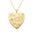 Wholesale love diamond clavicle chain copper plated 18K real gold necklace