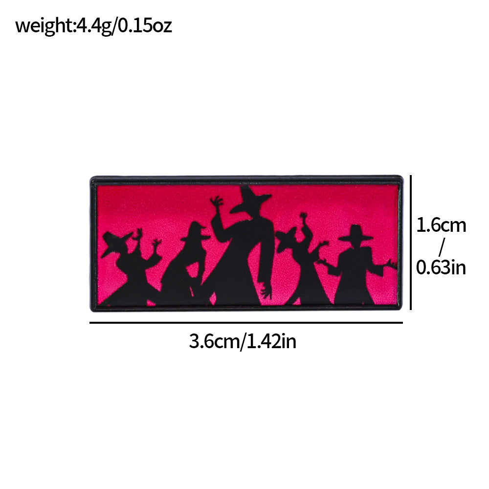 Wholesale Cartoon kpop metal badge alloy printing brooch