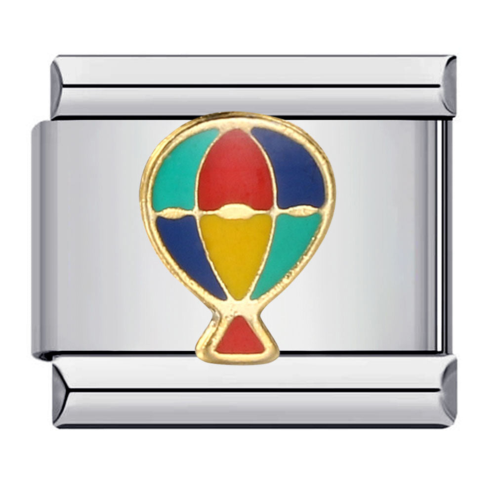 Wholesale Italian Charm Bracelet Rainbow Element Stainless Steel Composable Bracelet