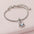 Wholesale  two-color gradient resin seal love hollow cat bracelet