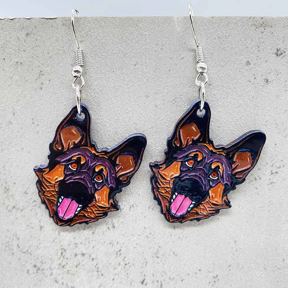 Wholesale Cartoon Animal Cute Cat Acrylic Earrings