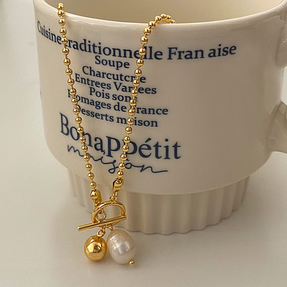 Wholesale  natural freshwater pearl pendant necklace