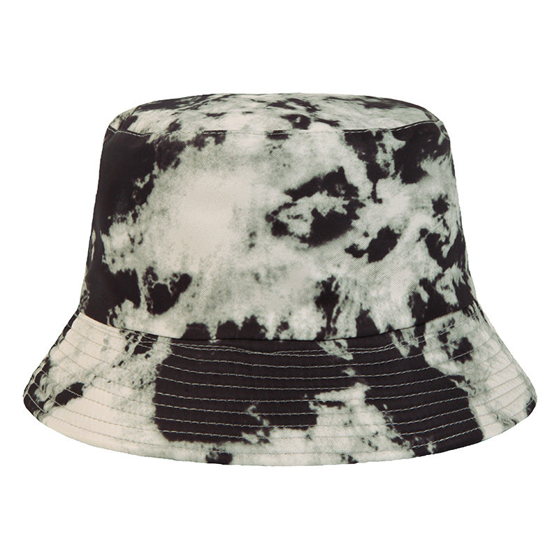 Wholesale  Printed Pattern Fisherman's Hat Tie-Dyed Double-Sided Basin Hat Bucket Hat