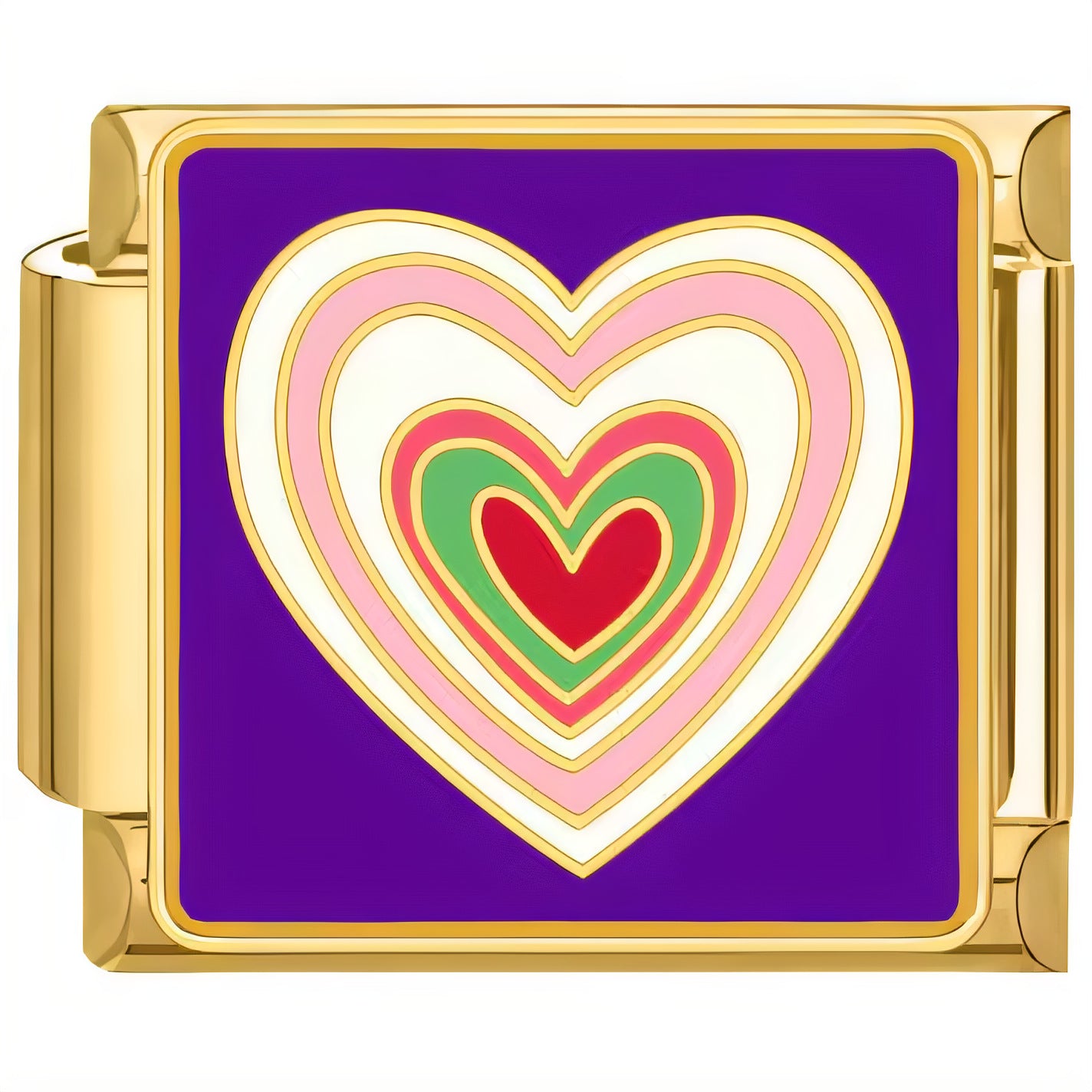 Wholesale  Italian Charm Bracelet 9mm DIY Golden Fruit  Creative Stainless Steel Composable Bracelet