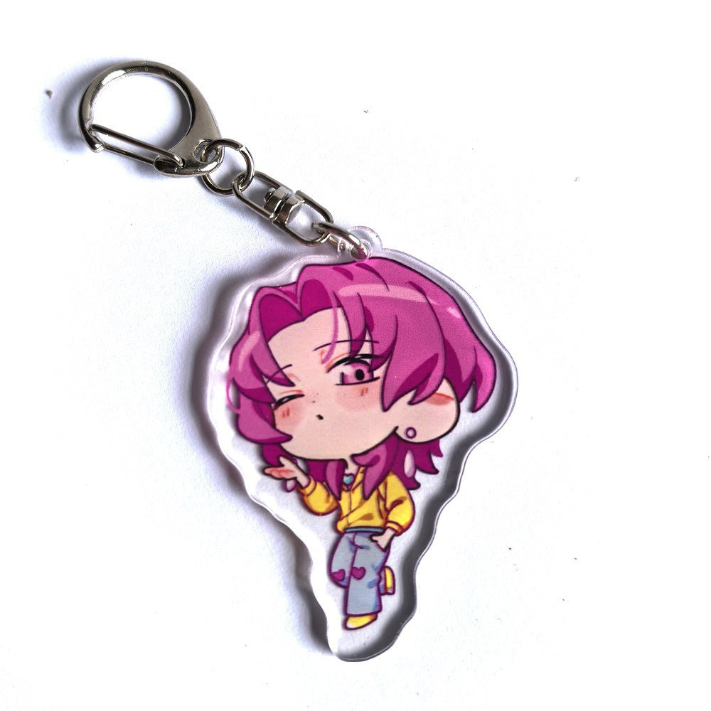 Wholesale Kpop girl group anime acrylic keychain