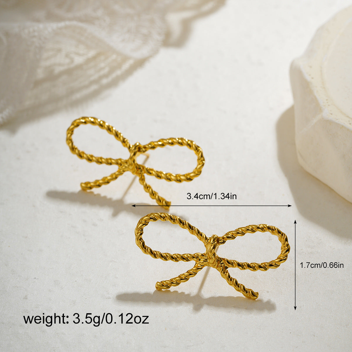 Wholesale  18K Gold Personality Exaggerated Large Earrings