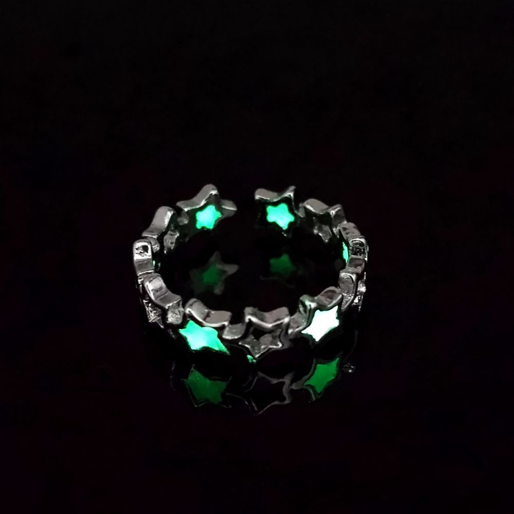 Wholesale  personalized luminous five-pointed  ring