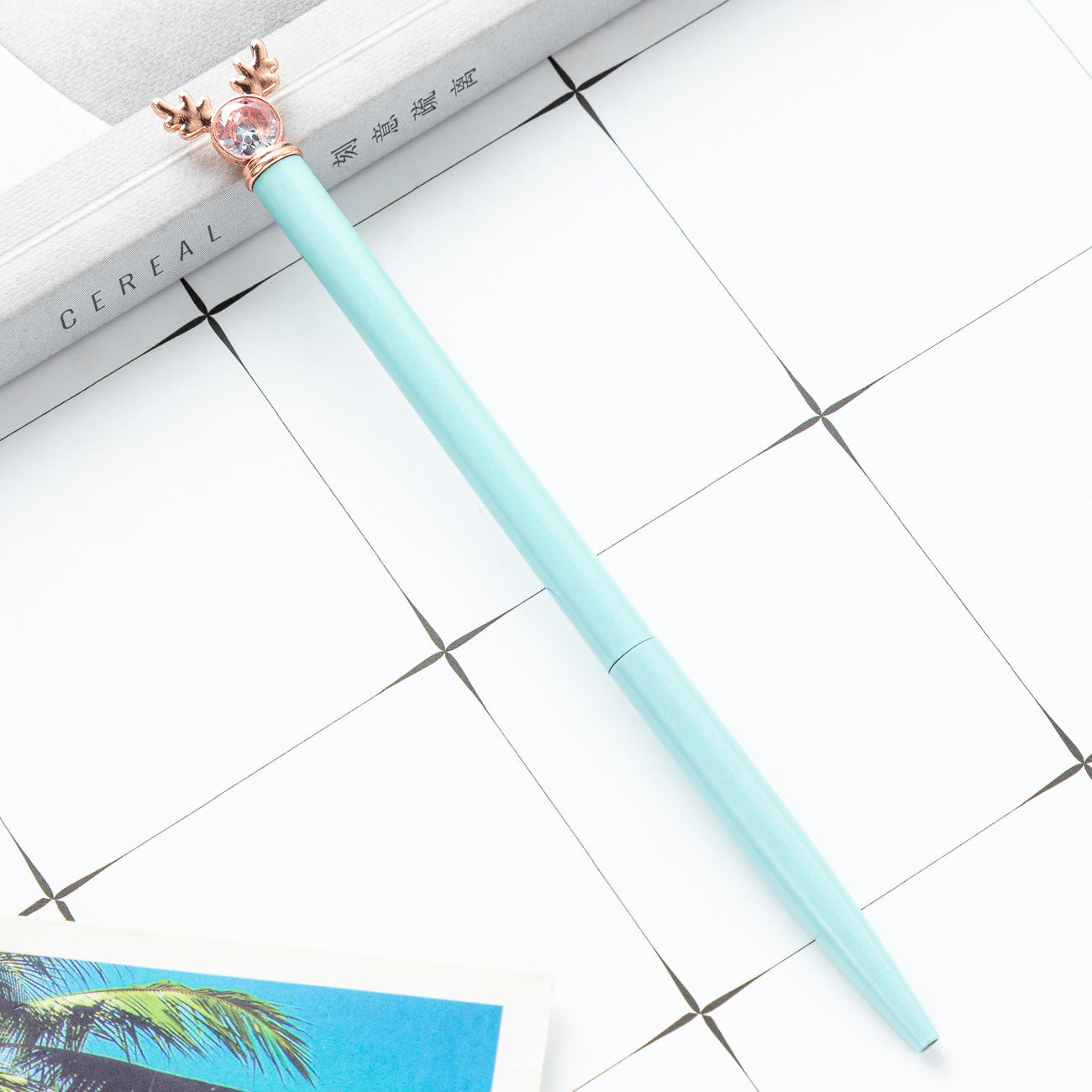 Wholesale Creative Cartoon Deer Head Style Pen  Ballpoint Pen