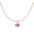 Wholesale  Zircon Necklace Emerald Zircon Bead Chain chocker Short Necklace Light Luxury Style Necklace