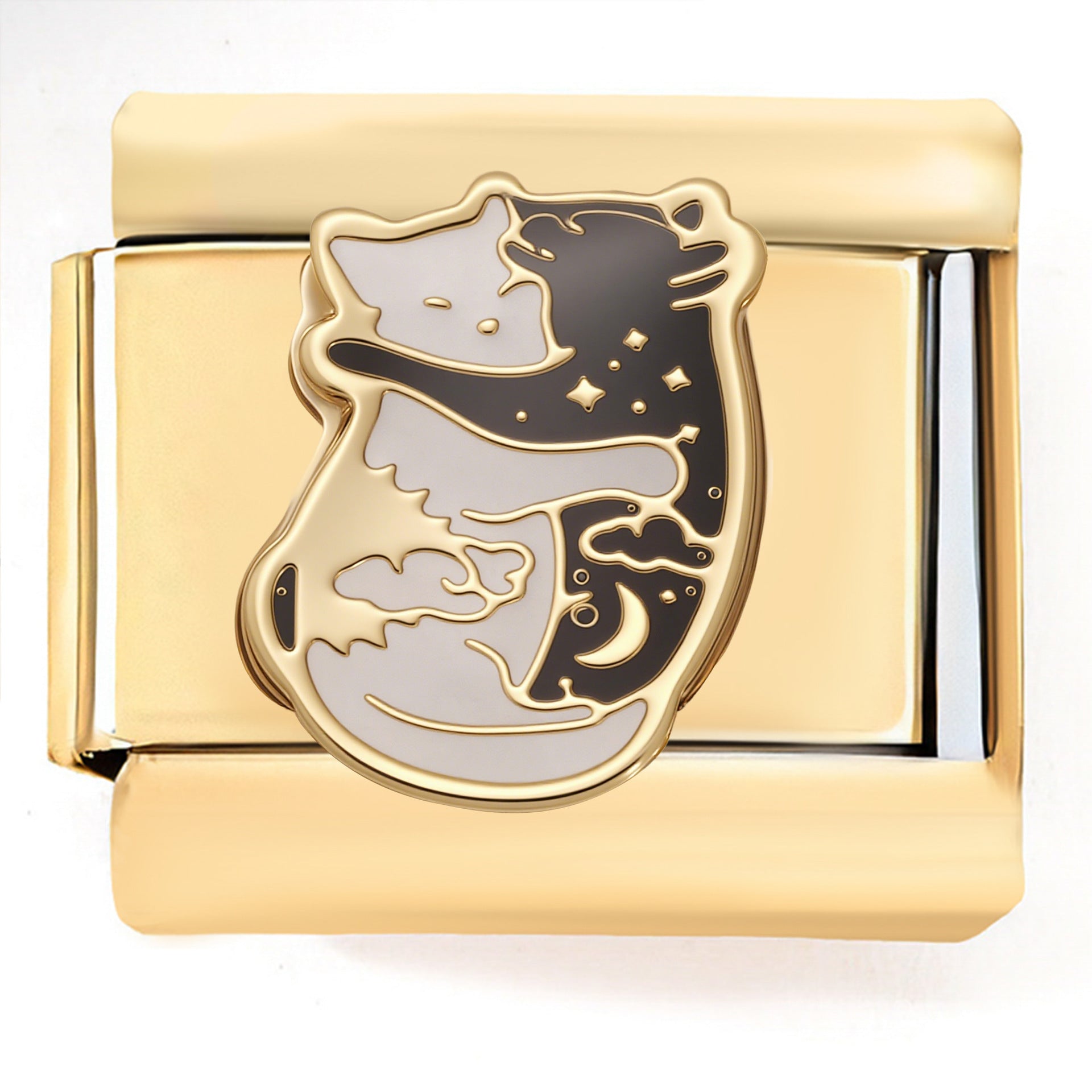 Wholesale  Italian Charm Bracelet 9mm DIY Bumblebee   Creative Stainless Steel Composable Bracelet