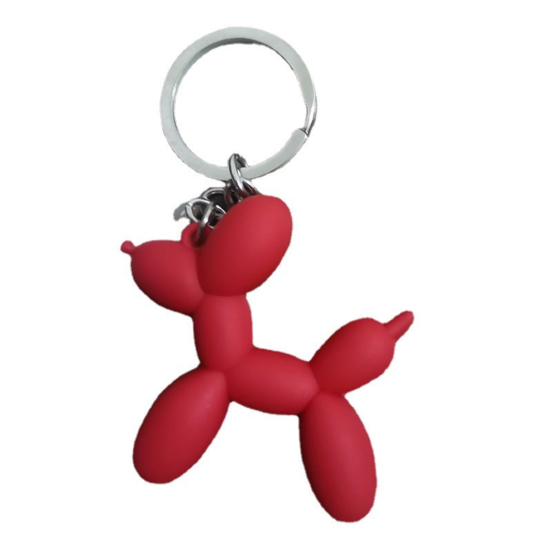 Wholesale Cute Three-dimensional Balloon Dog Keychain Cartoon Silicone Bag Ornaments ACC-KC-YCY003