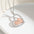 Wholesale heart-shaped necklace mother gift love footprint baby love footprints necklace