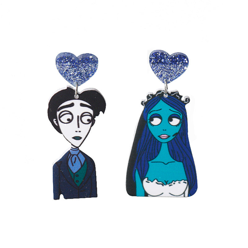 Wholesale Halloween Witch Claw Poison Bottle Earrings ACCVIP-ES-HX001